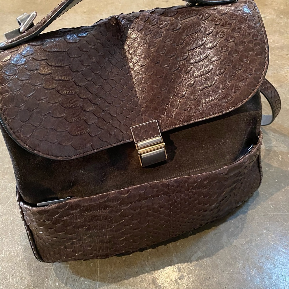 Proenza Schouler Kent Python Medium Satchel - image 2